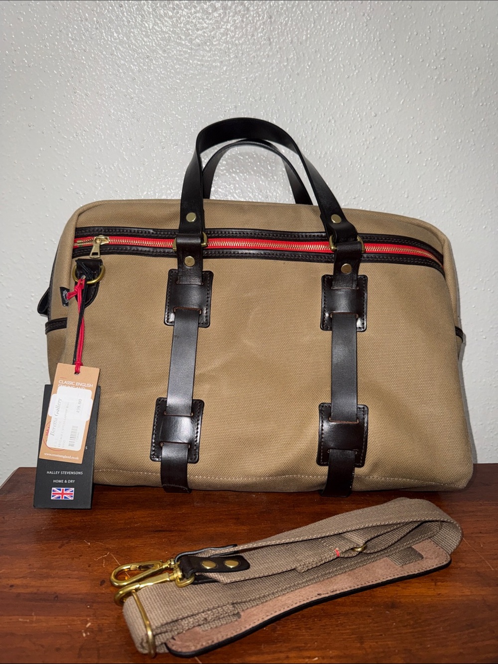 Vintage Canvas Laptop Bag